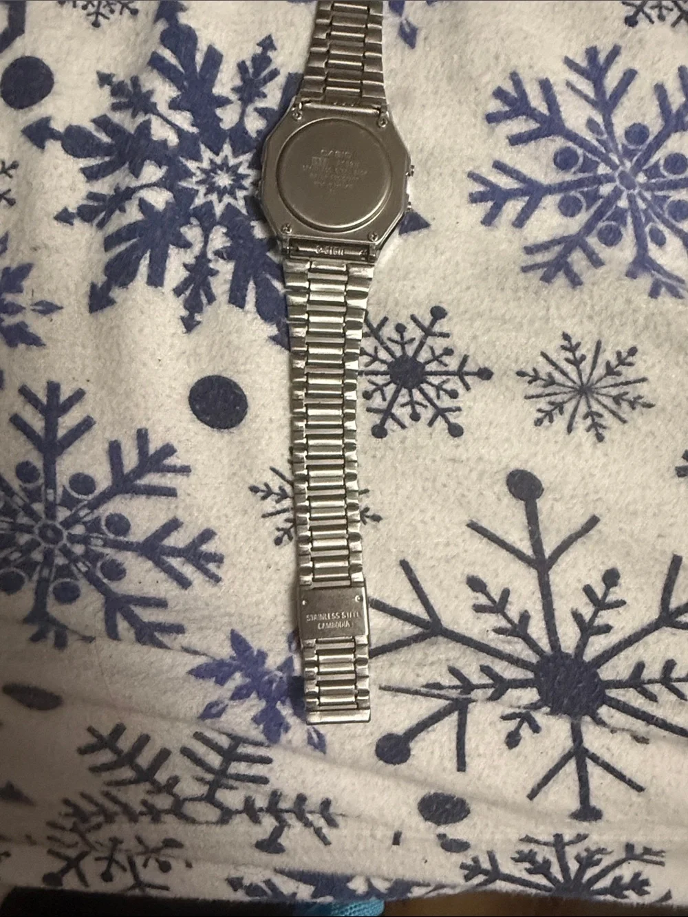 Casio Silver Digital Stainless Steel Bracelet Watch